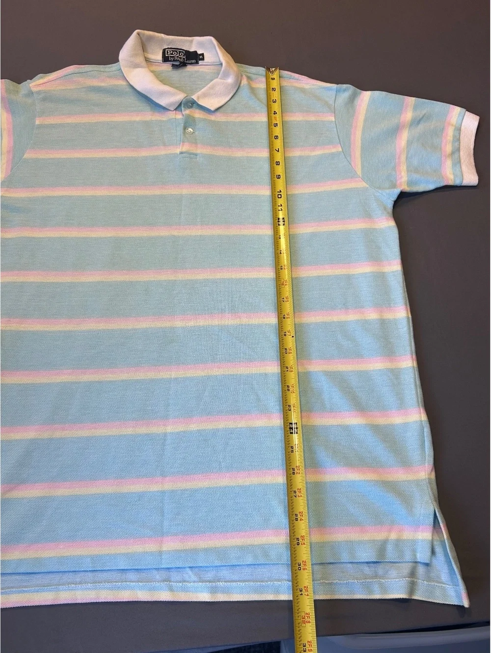 Polo Ralph Lauren pastel striped short sleeve polo shirt